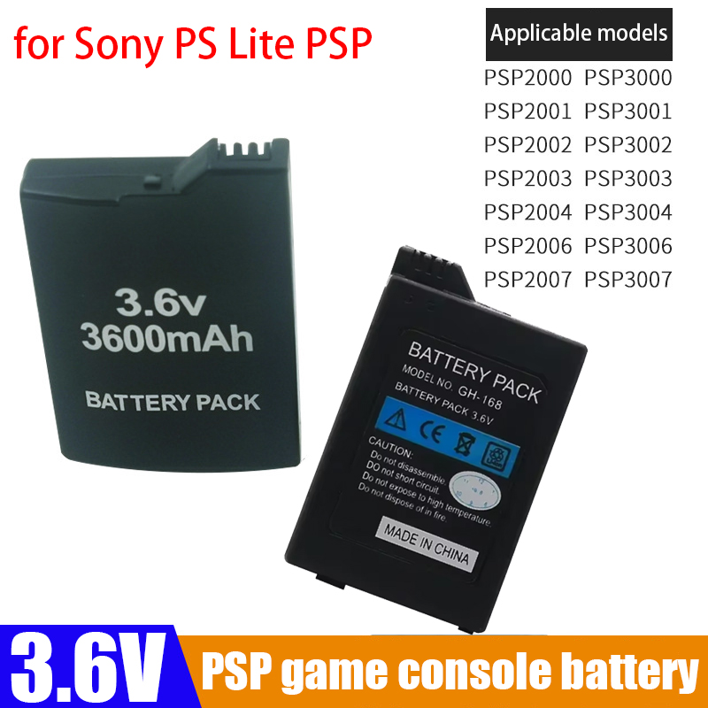 Gaming Console Psp - Baterai Bawaan 3.6V 3600MAh untuk Sony
