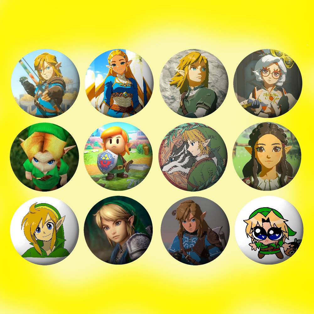 Gaming Console Zelda - Lencana Game T-The Legend Of Zelda-S,