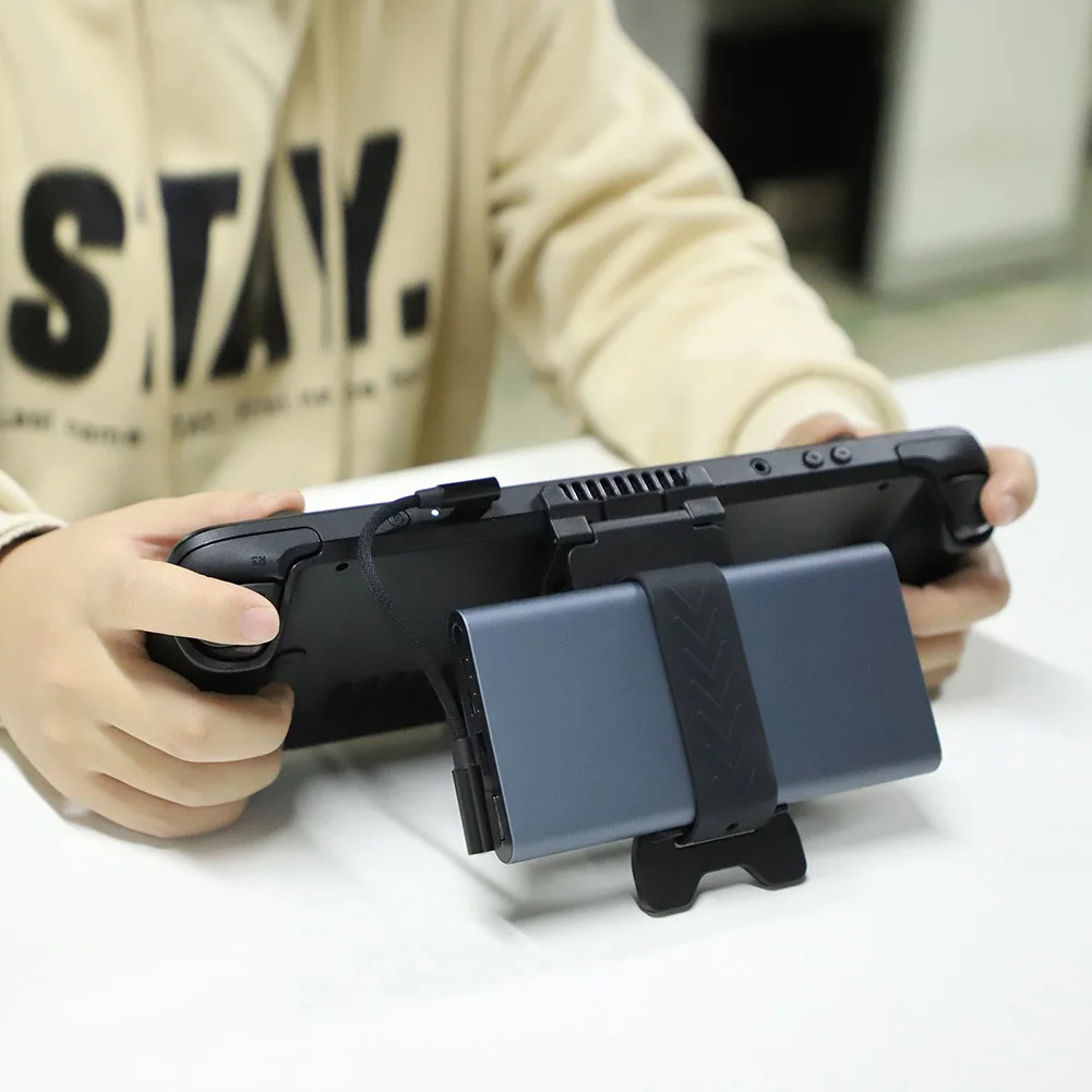Gaming Console Steam Deck - Penyangga Power Bank untuk Konsol Game