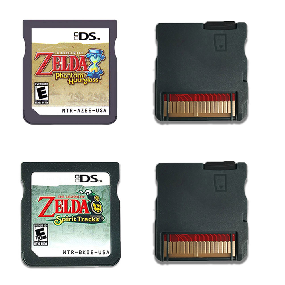 Gaming Console Zelda - Kartu Game NDS dalam Kotak Legend