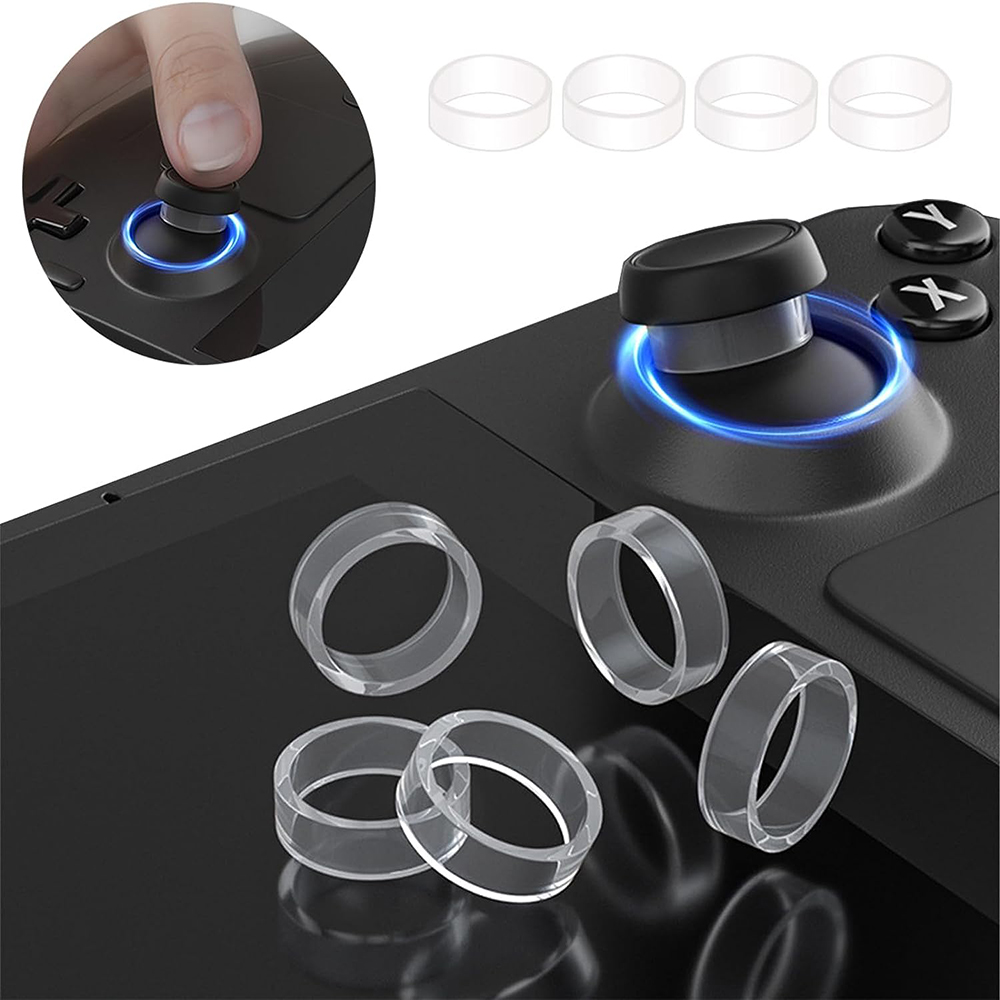 Gaming Console Steam Deck - 8 buah cincin karet Joystick pelindung