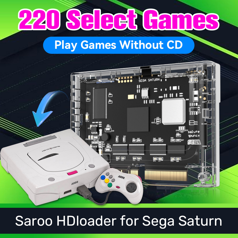 Gaming Console Video Game - SAROO SS HDLoader Untuk Sega Saturn