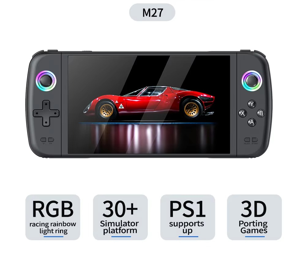 M27 Konsol Game Genggam 7 Inci - Console Gaming Hand ulasan dan harga