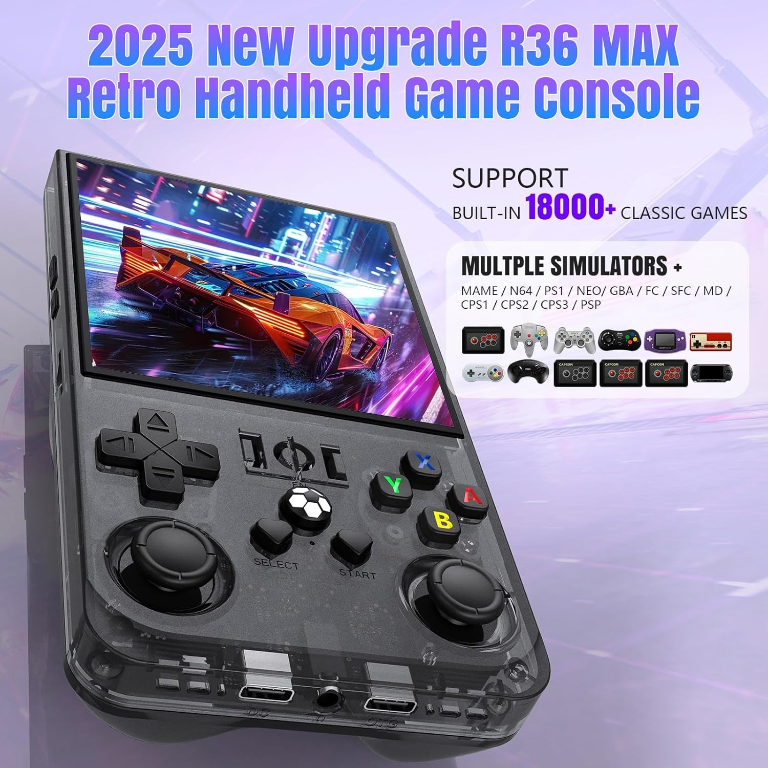 Konsol Game Retro FLLBW R36 Ma - Console Gaming Hand ulasan dan harga