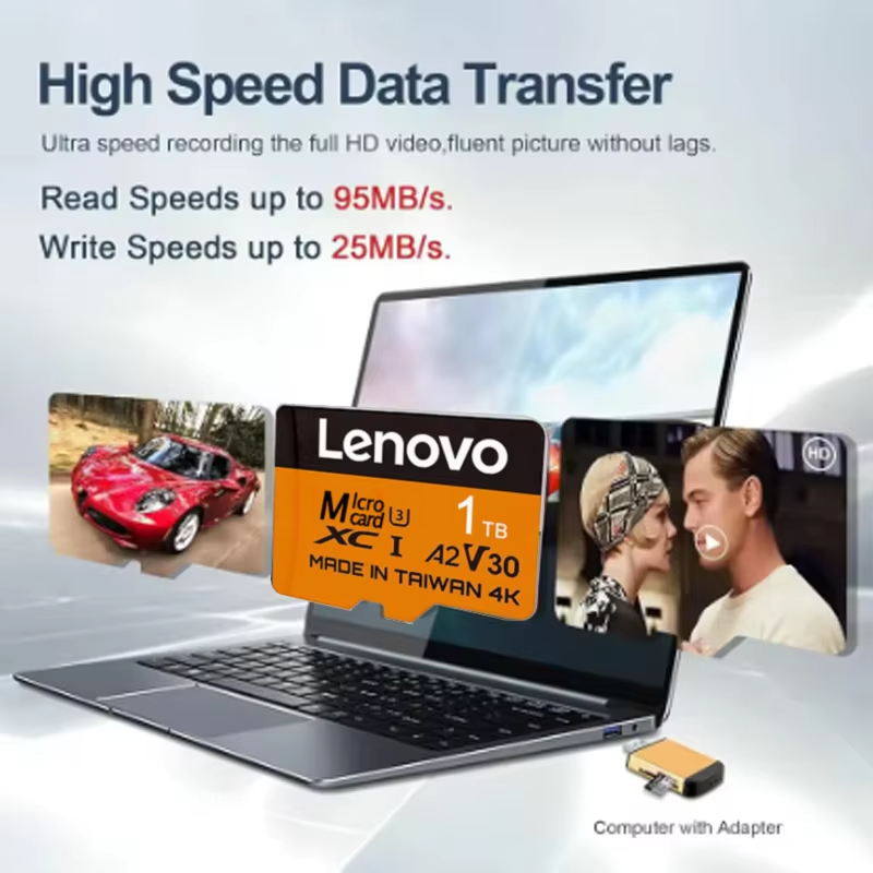 Kartu Memori Lenovo Secure 512 - Laptop Gaming Console ulasan dan harga