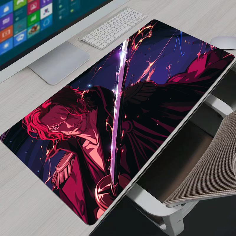 One Piece Shanks Mouse Pad Bes - Gaming Console Desk ulasan dan harga