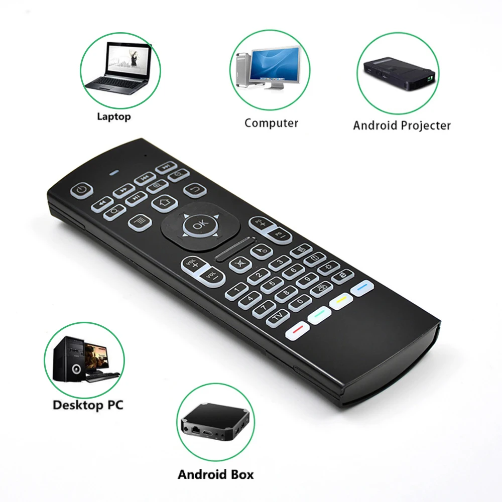 MX3 Lampu Latar Air Mouse Remo - Gaming Console For Android Tv ulasan dan harga