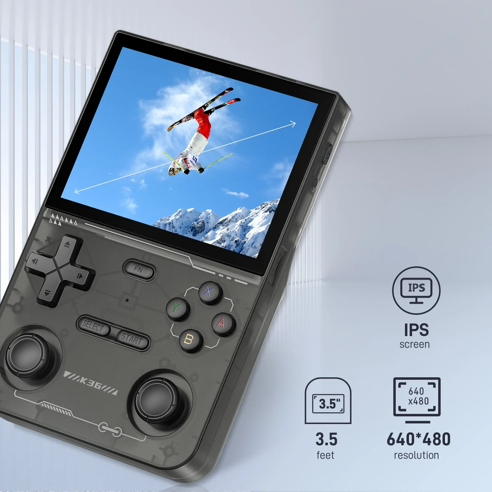 Konsol Game genggam K36, 3.5 i - Gaming Console K36 ulasan dan harga