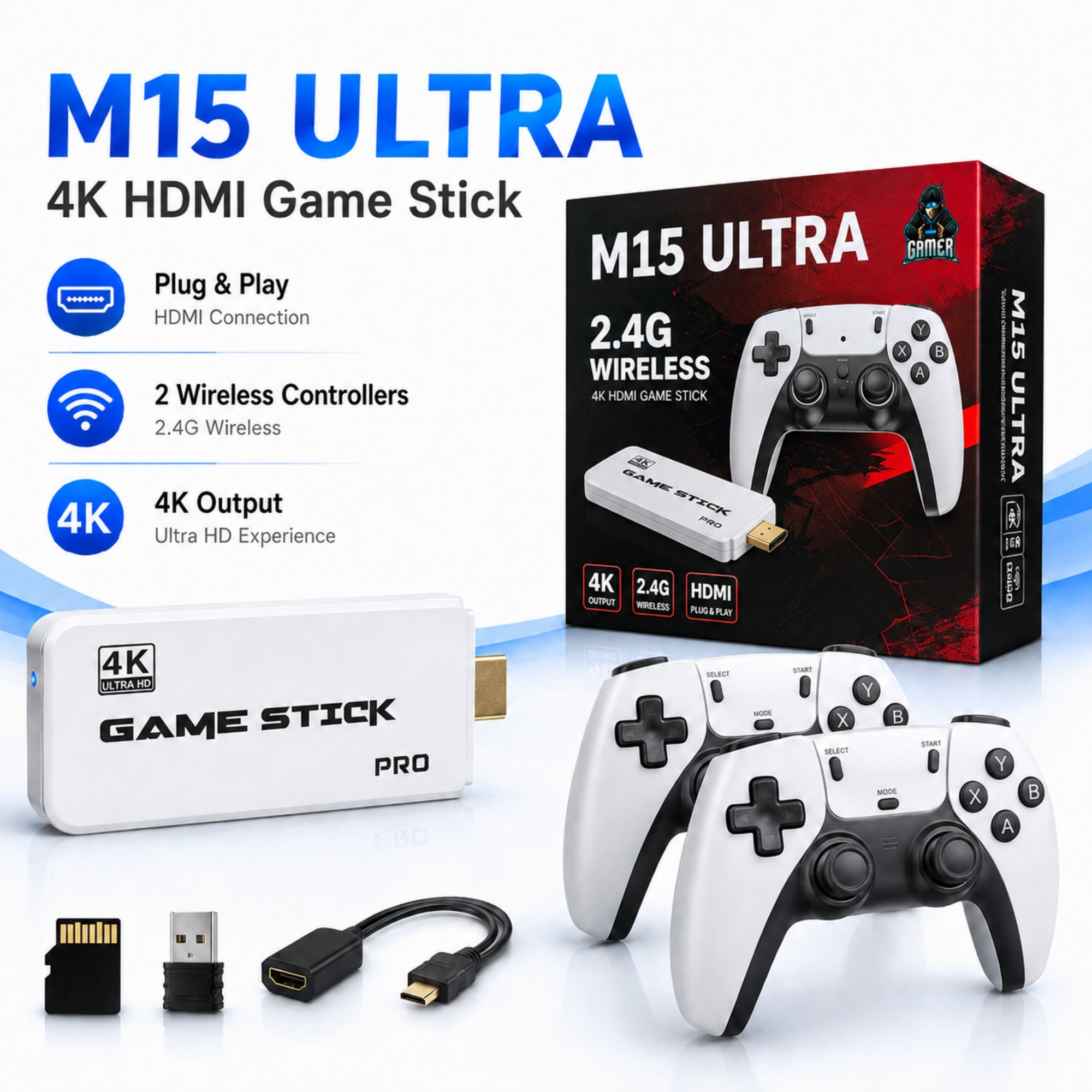 Konsol Game Retro Game Stick M - Gaming Console Video Game ulasan dan harga