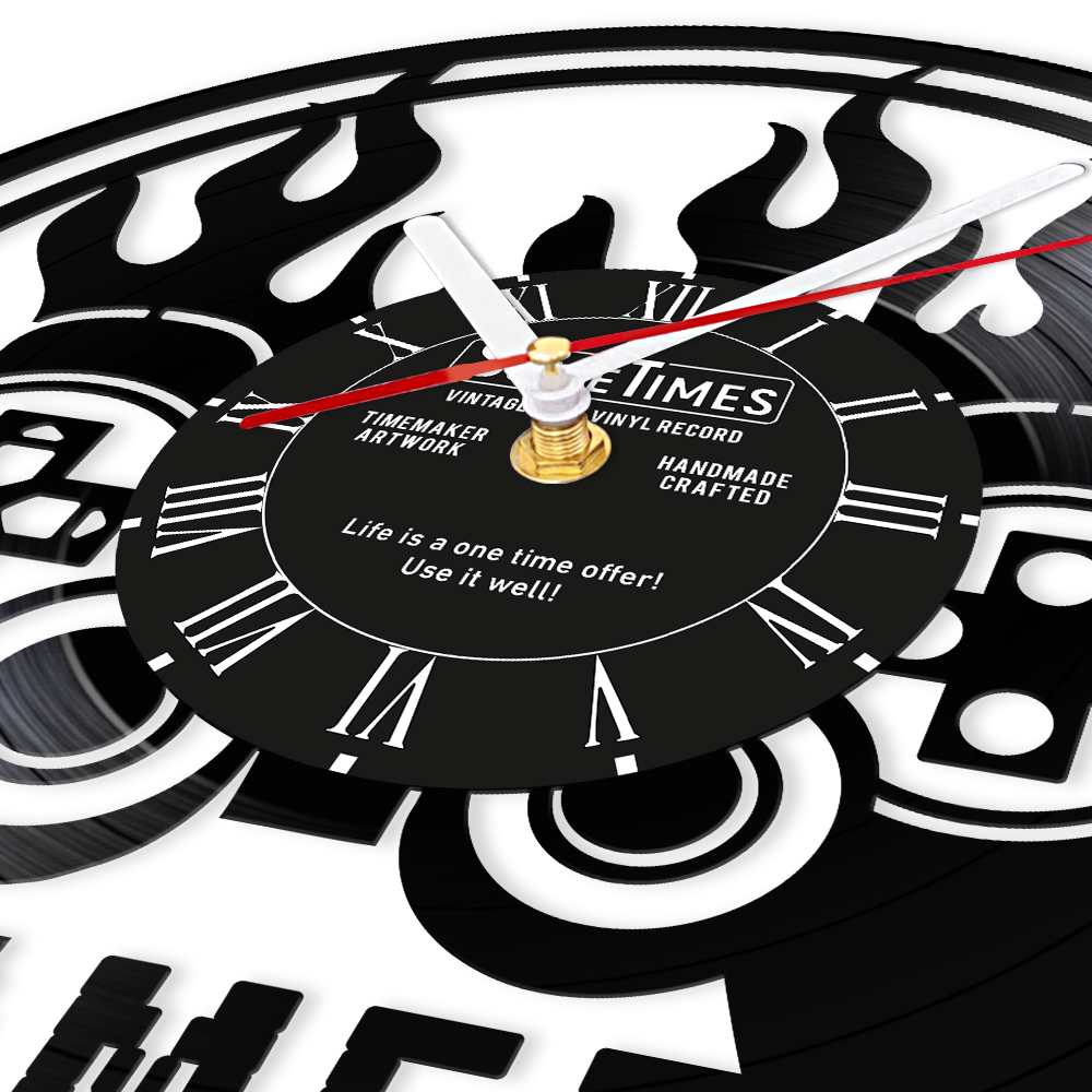 Jam Dinding Vinyl Record Kusto - Gaming Console Names ulasan dan harga