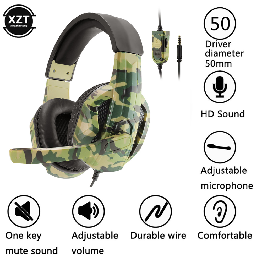 Headset Gaming Kamuflase 3.5Mm - Gaming Console Xbox One ulasan dan harga