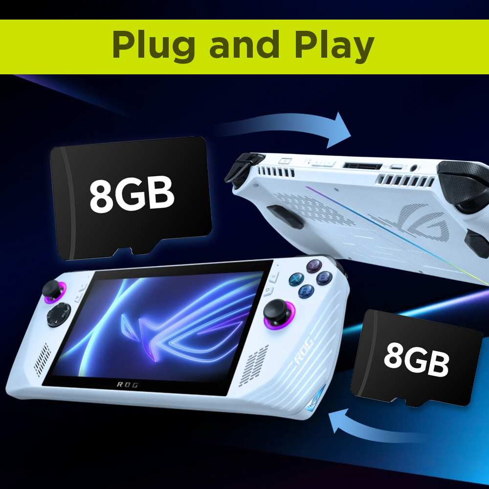 Kartu TF Game 8GB dengan 3170  - Laptop Gaming Console ulasan dan harga